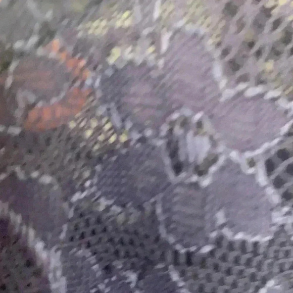 Talula deep violet, lace semi sheer tank  top - Picture 4 of 9